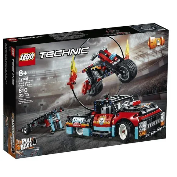 メイ、 LEGO 42106 Stunt Show Truck & Bike Technic 2 in 1 Stadium Truck